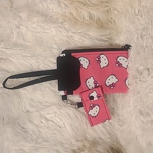100% COTTON HANDCRAFTED CELLPHONE WRISTLET W/ LIP BALM HOLDER